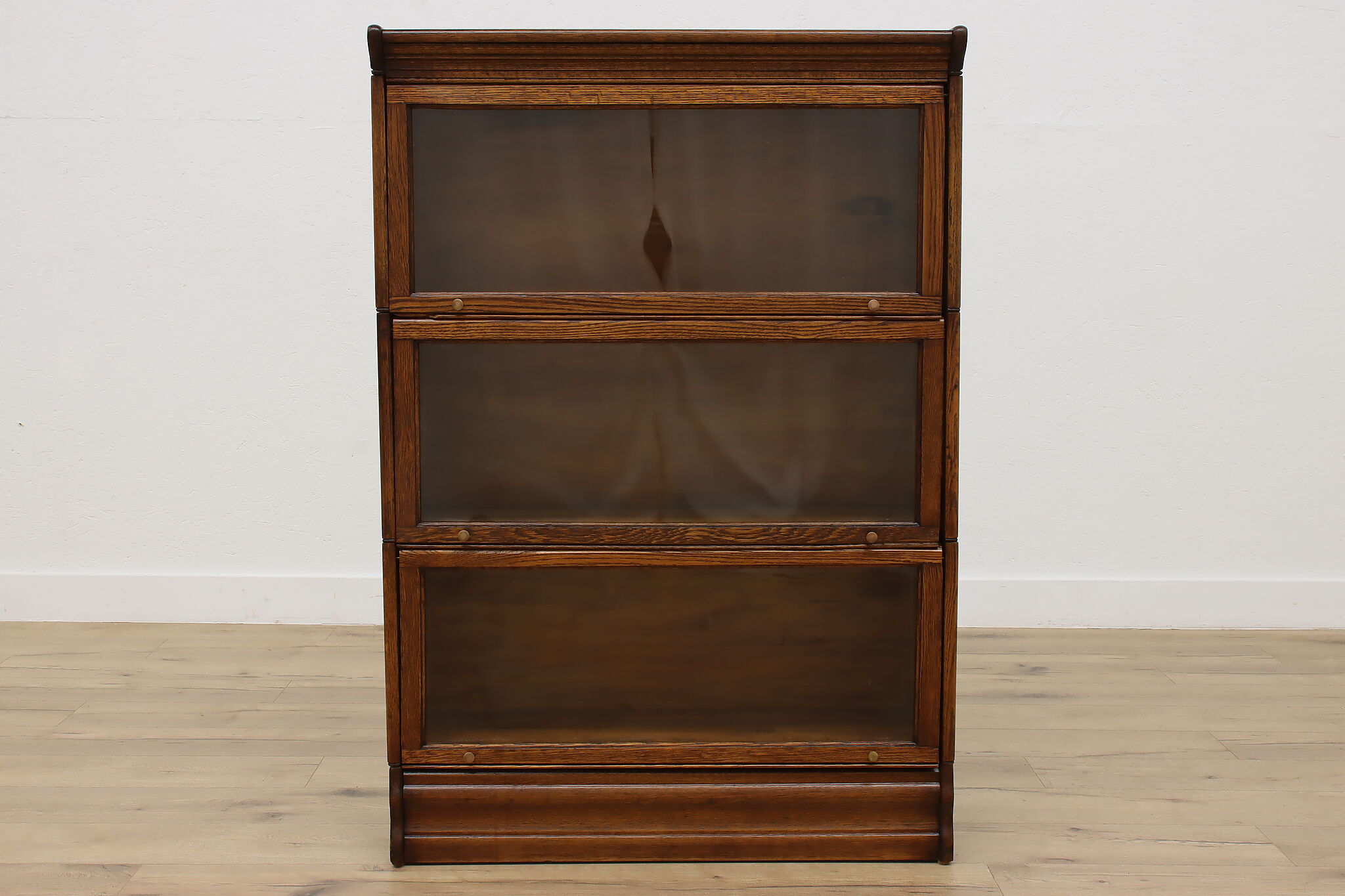 Stacking Antique Oak Lawyer Bookcase Display or Bath Cabinet