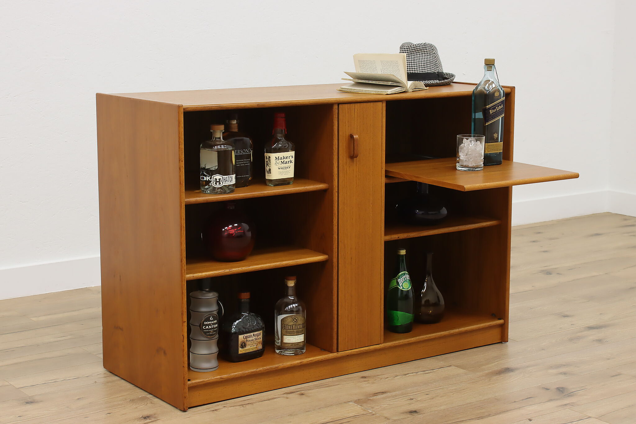Midcentury Modern Design Teak Bar Cabinet or TV Console