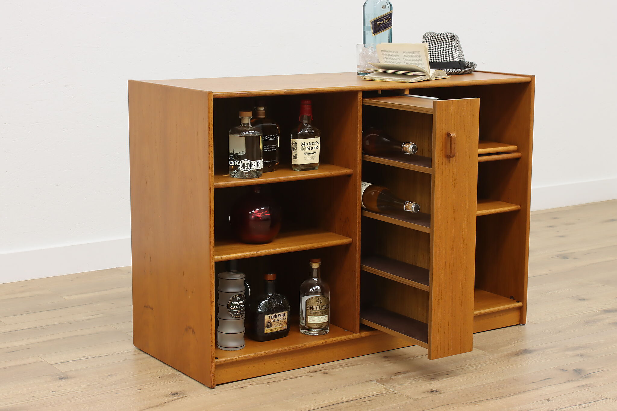 Midcentury Modern Design Teak Bar Cabinet or TV Console