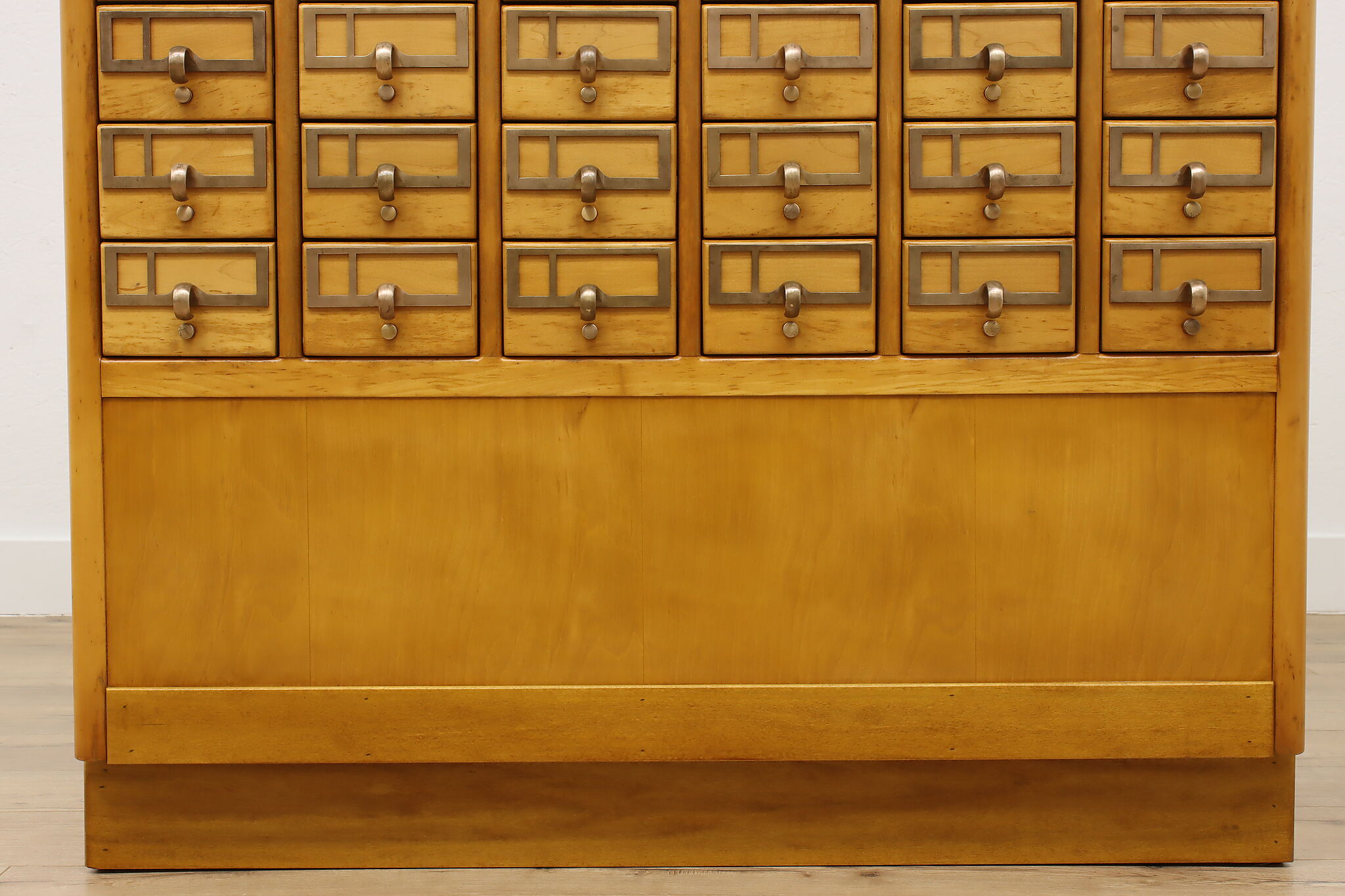 Library File Drawers Library or Office Vintage 60 Drawer 3x5 Card File Cabinet