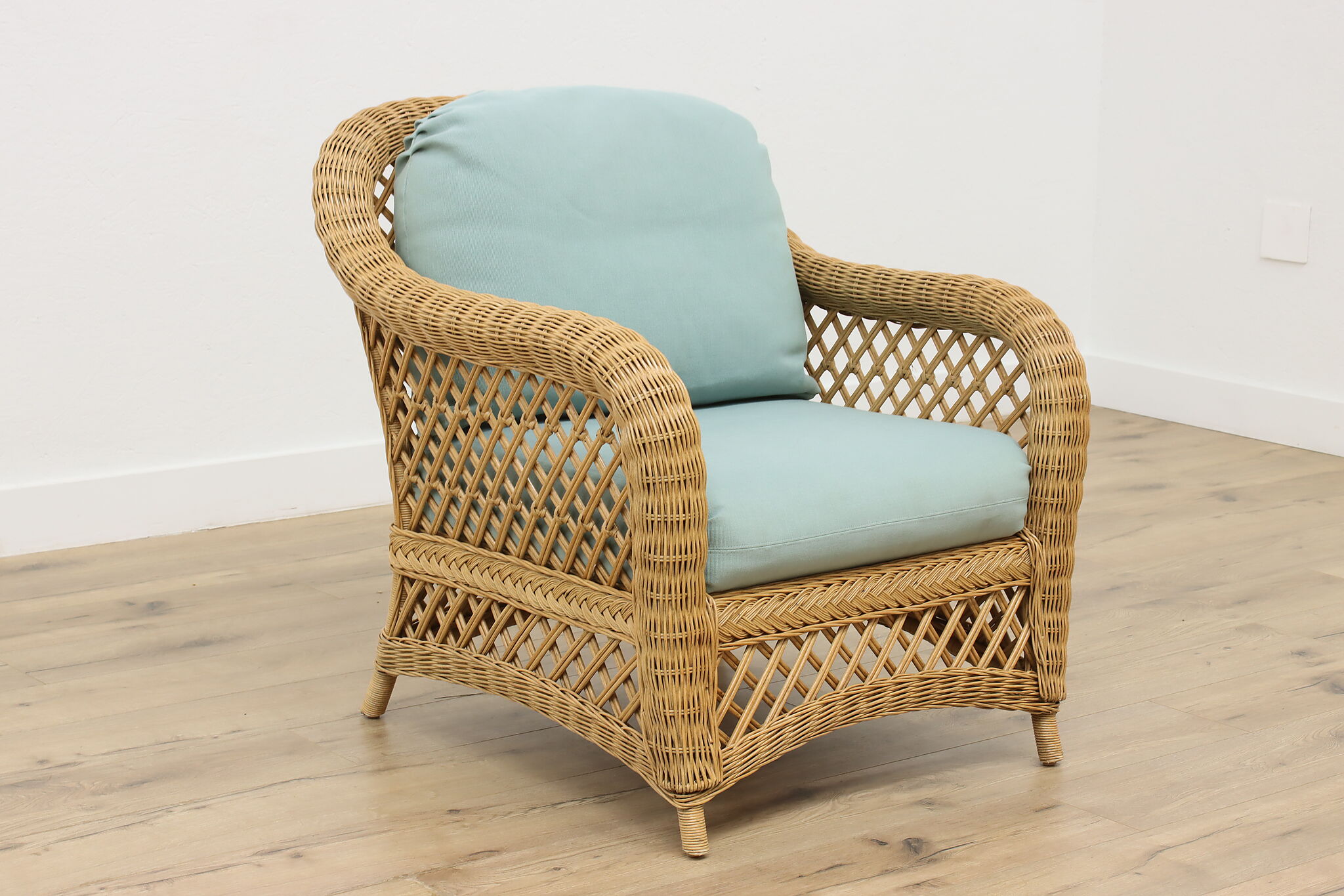 Patio or Sunroom Vintage Wicker Chair Cushions