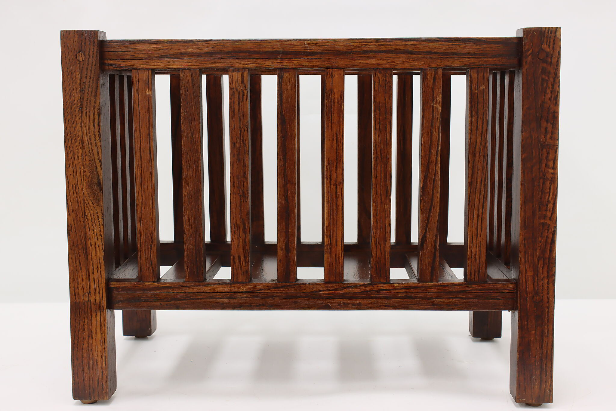 Mission Magazine Rack Arts & Crafts Mission Oak Antique Magazine Rack Canterbury
