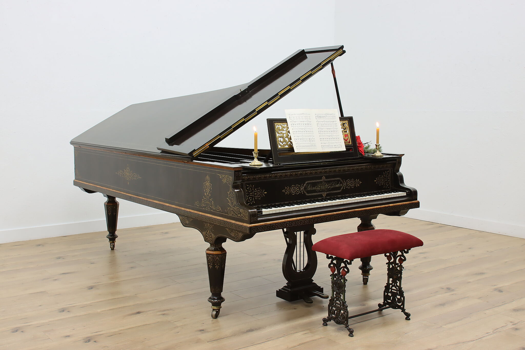 Erard London 1824 Antique 8.5 Rebuilt Concert Grand Piano 52771