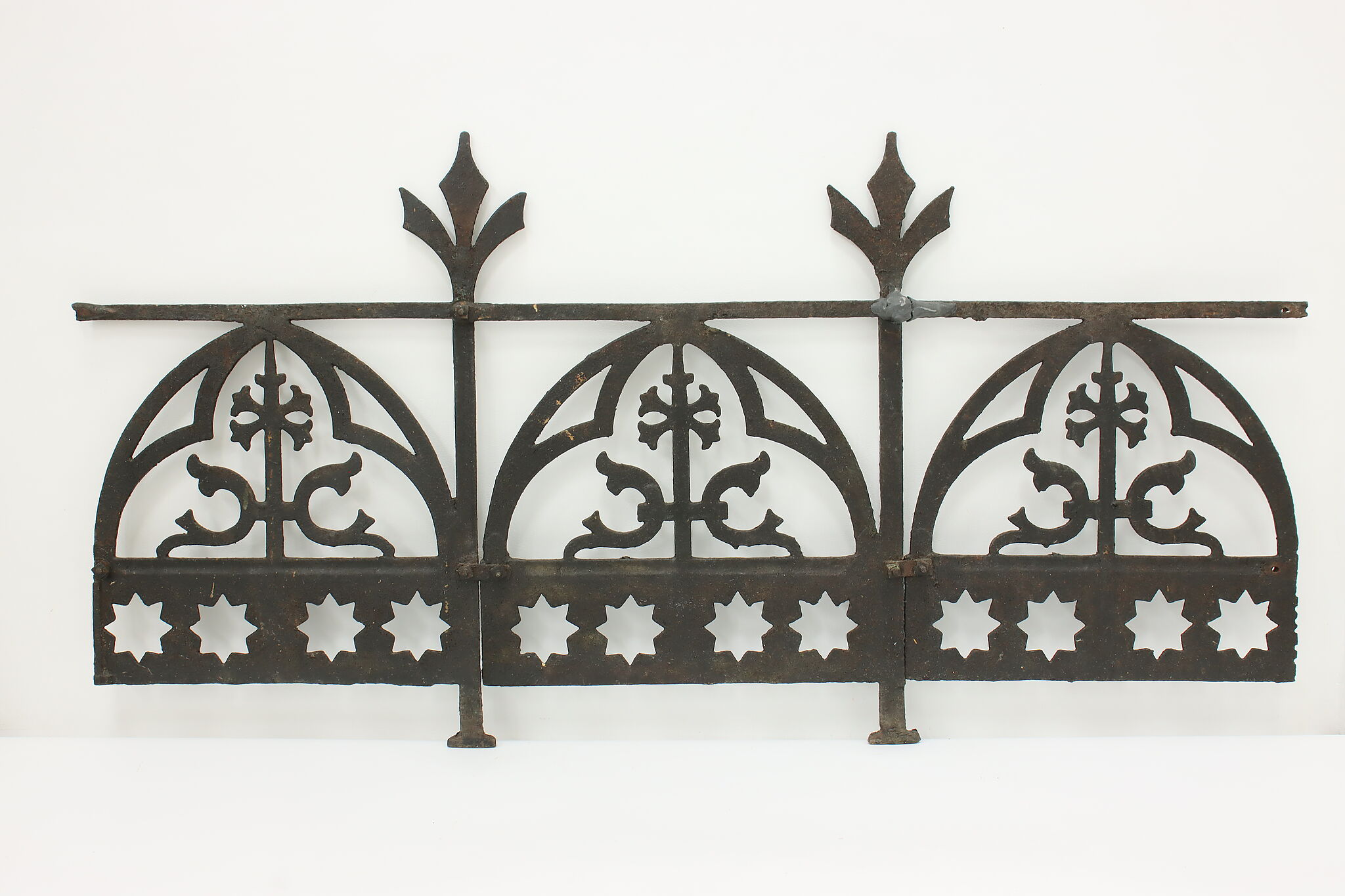 Salvaged Iron Railing Victorian Antique Architectural Salvage Iron Balcony Railing