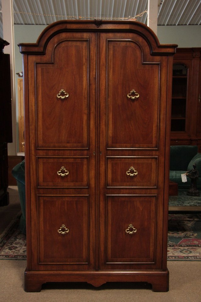 Kittinger Revolving Armoire, Dressing Mirror