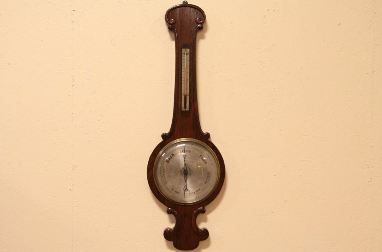 Rosewood 1870 Barometer, Not Working