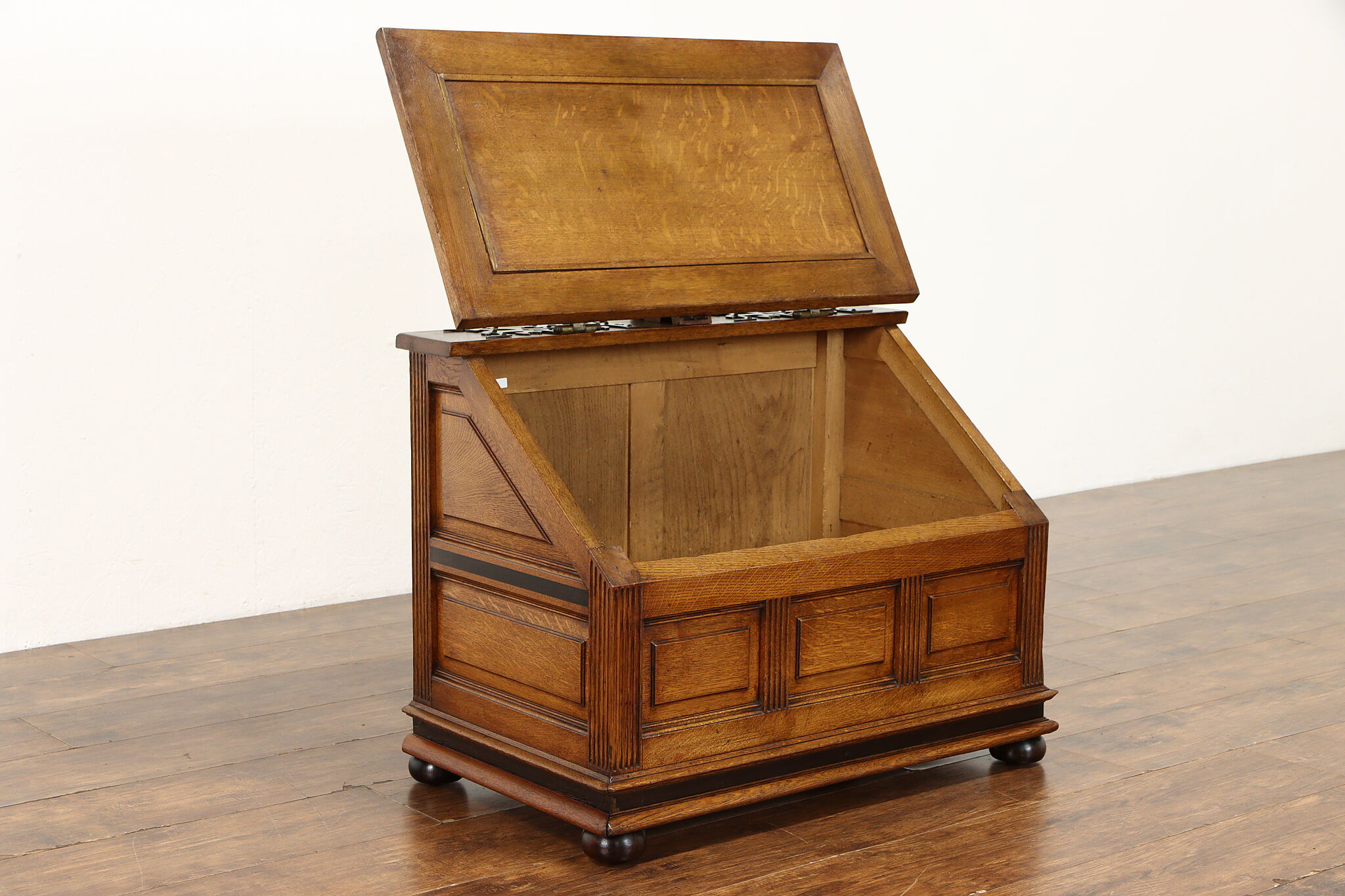 Kindling storage box outlet