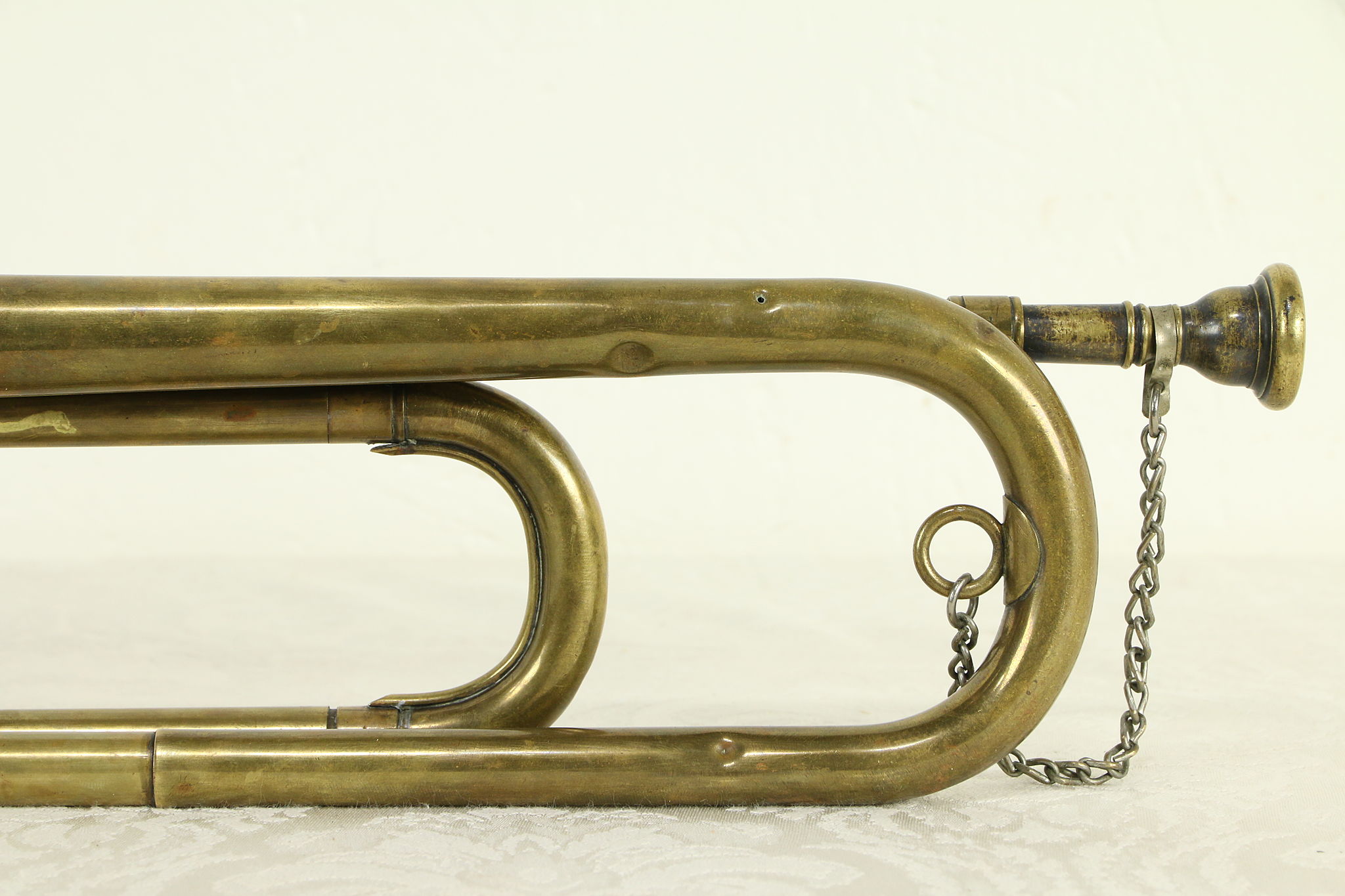 Brass Antique Military Bugle Horn, US Regulation, Bohemia