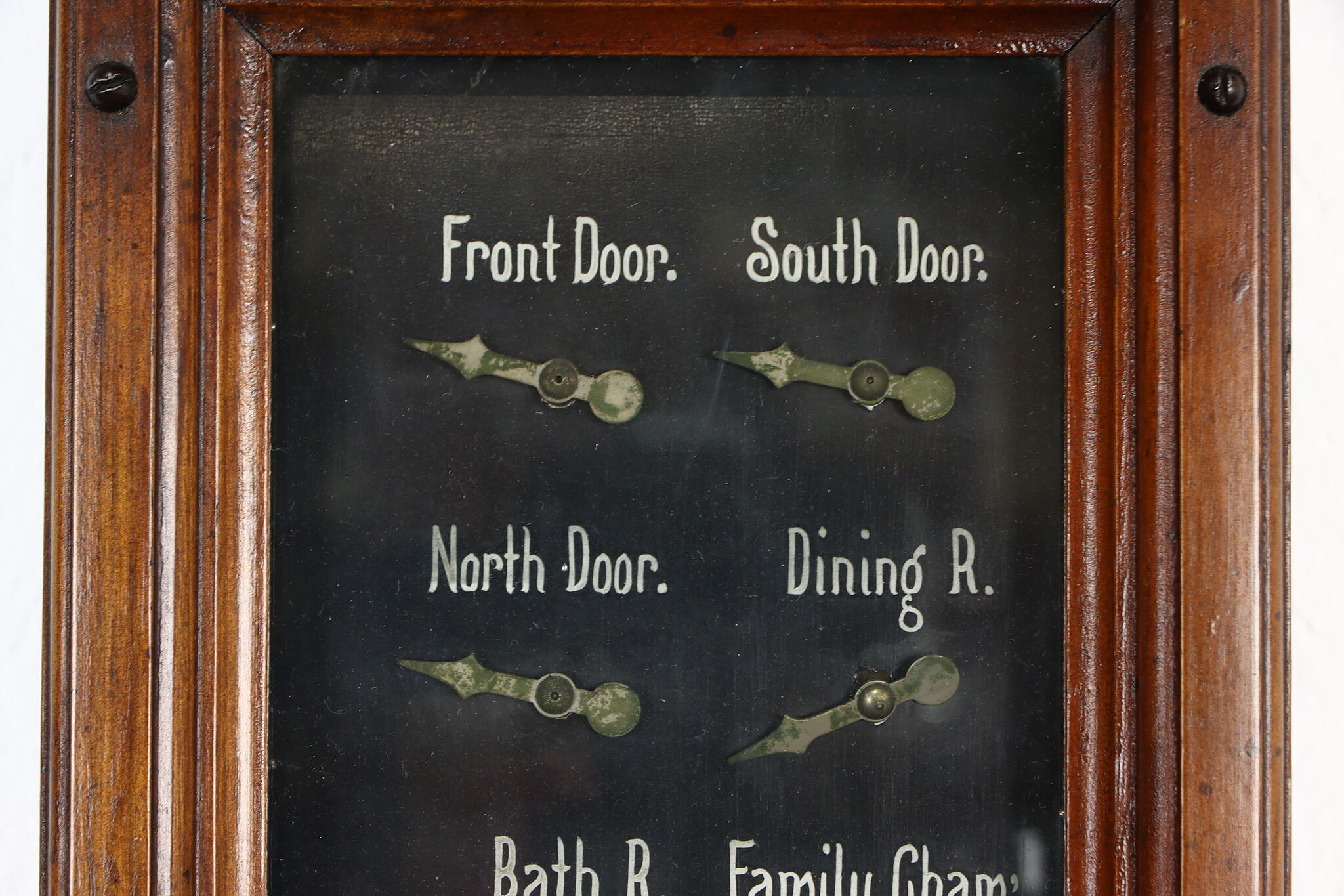 Victorian Antique Servant Butler Bell Call Box Western Electric Pat 1876