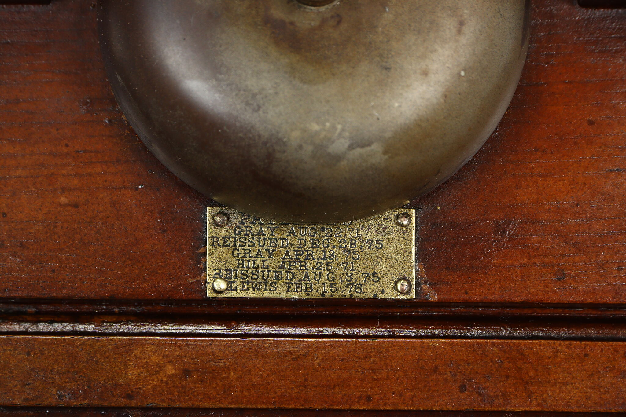 Victorian Antique Servant Butler Bell Call Box Western Electric Pat 1876