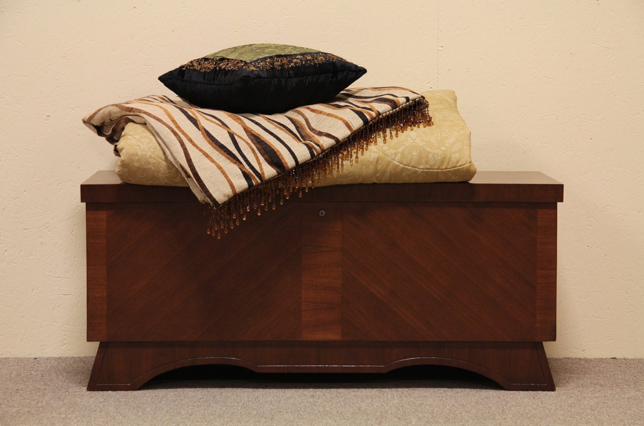 Art Deco Cedar Chest Bench