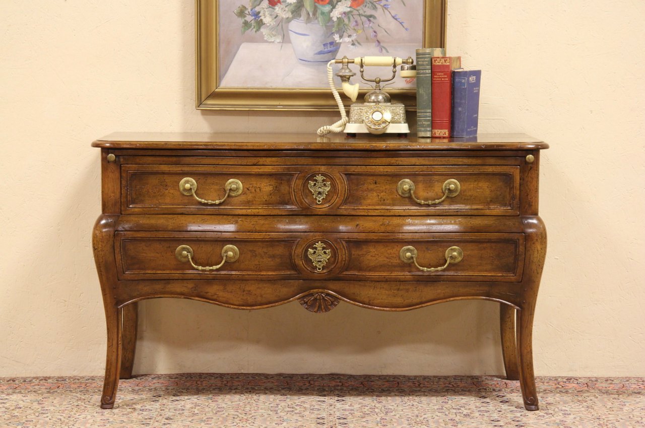 Country French Bombe Chest or Console