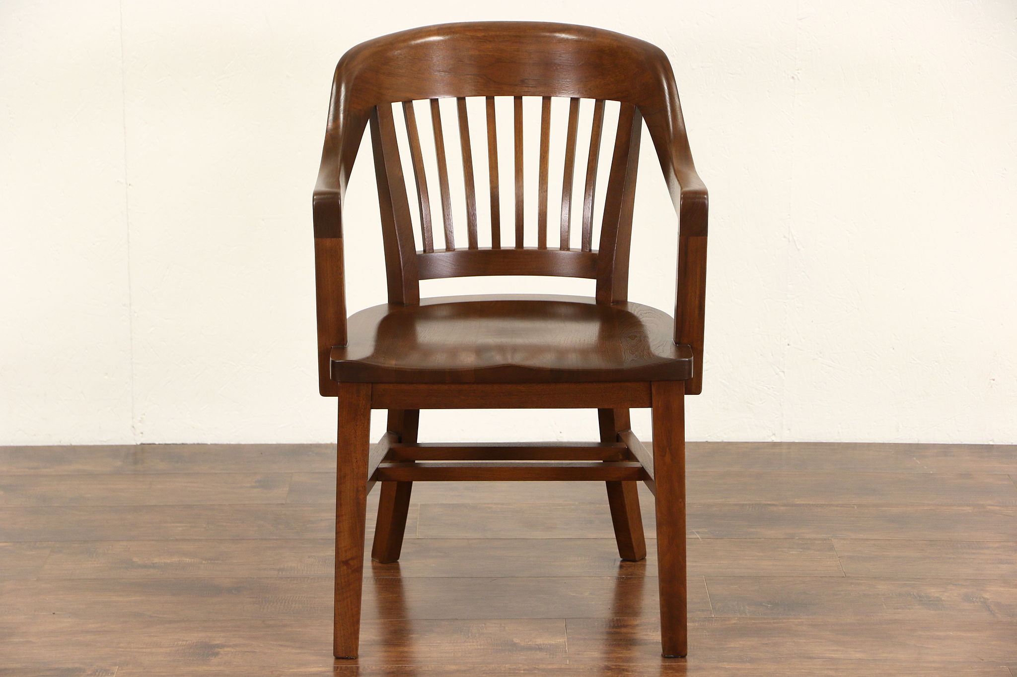 Library or Office 1925 Walnut Chair with Arms, Sioux Falls SD Courthouse