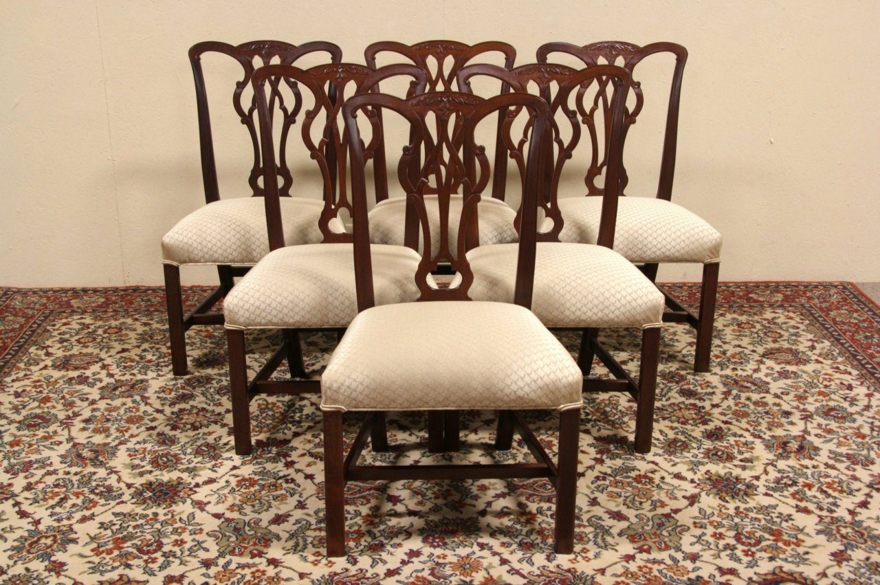 Set of 6 Kittinger Vintage Dining Chairs