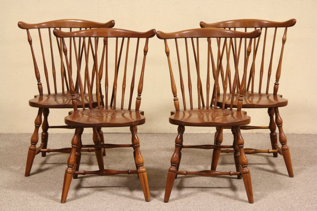 Set of 4 Pennsylvania House Vintage Cherry Dining Chairs