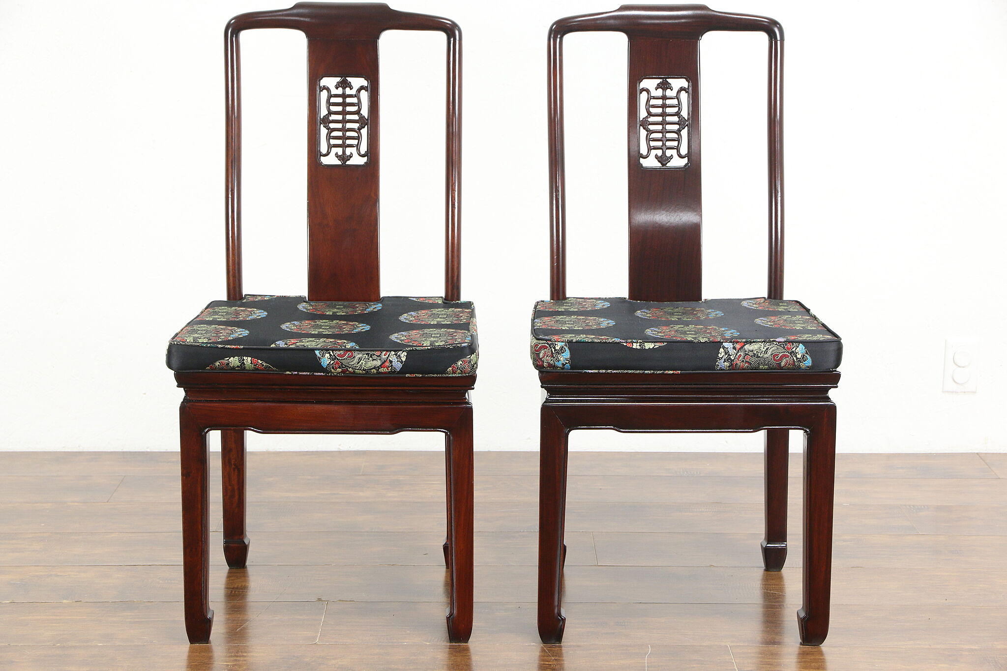 Chinese Rosewood Chair Cushions