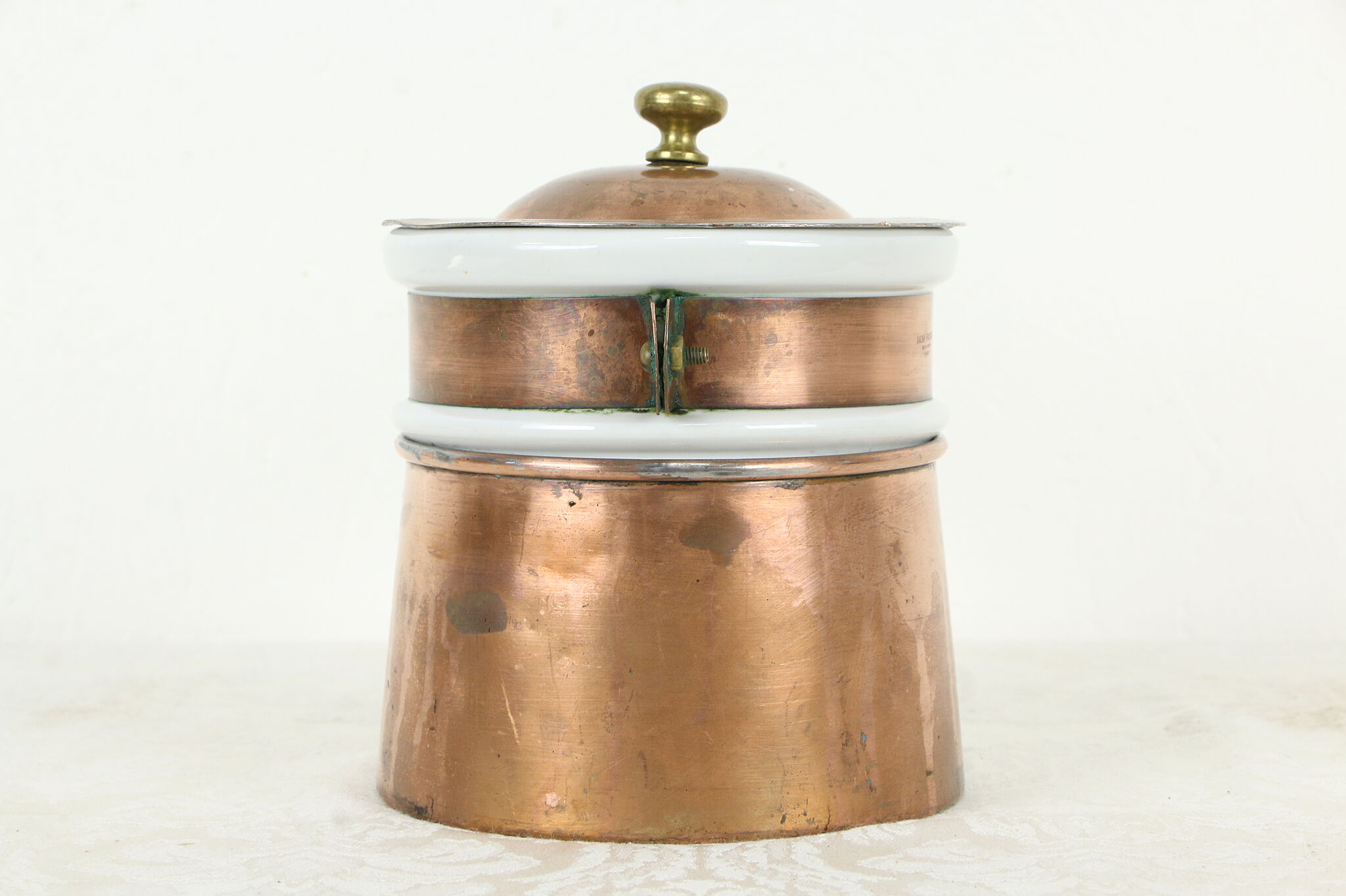 Shop the Vintage 1850s Copper Double Boiler at Weston Table