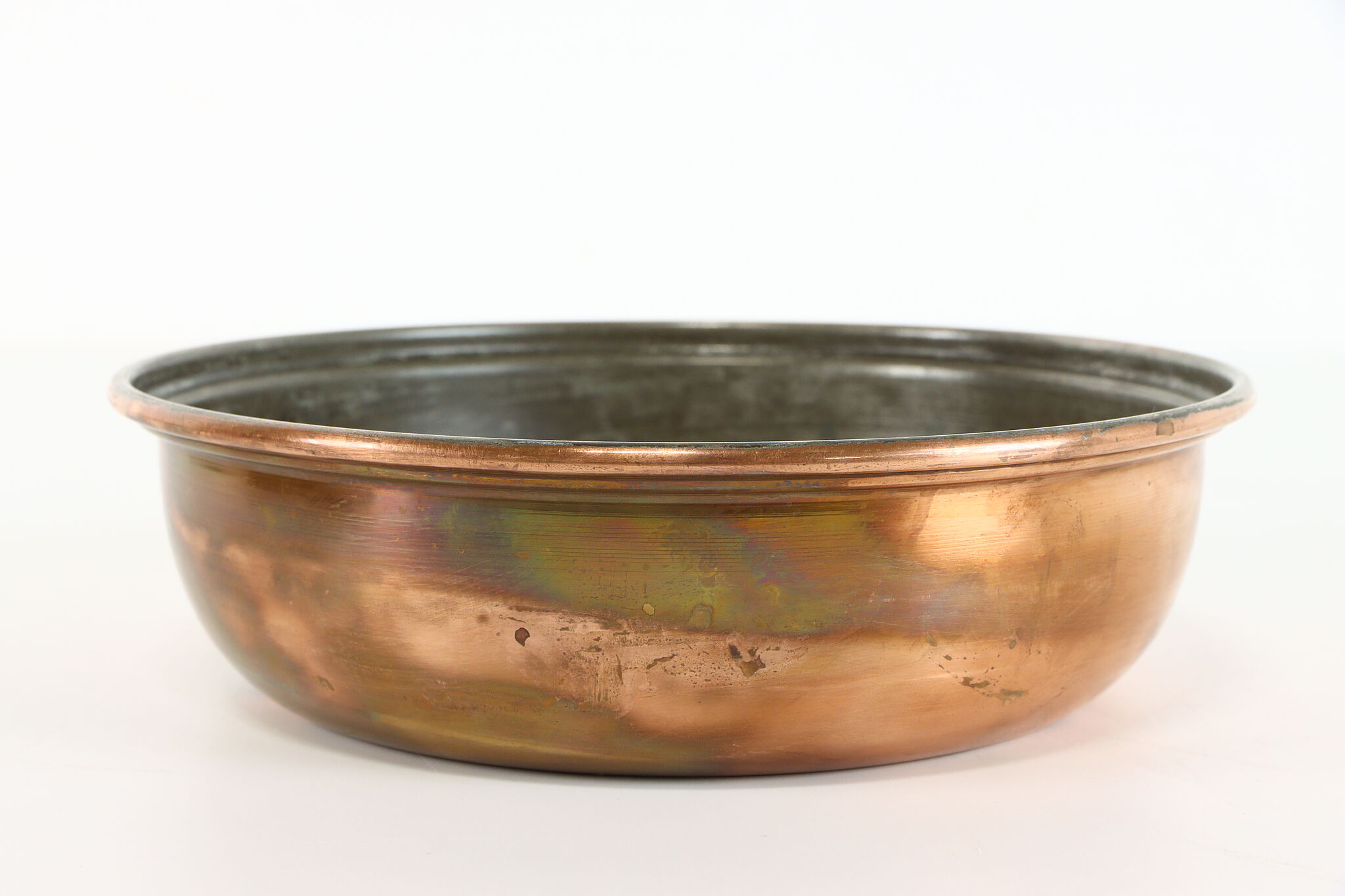 Copper Farmhouse Kitchen Pantry Antique 9 Mixing Bowl