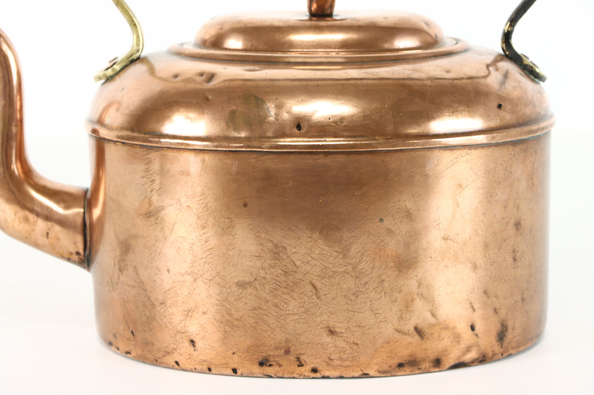 Farmhouse Antique Copper Large Tea Kettle or Pot #46277