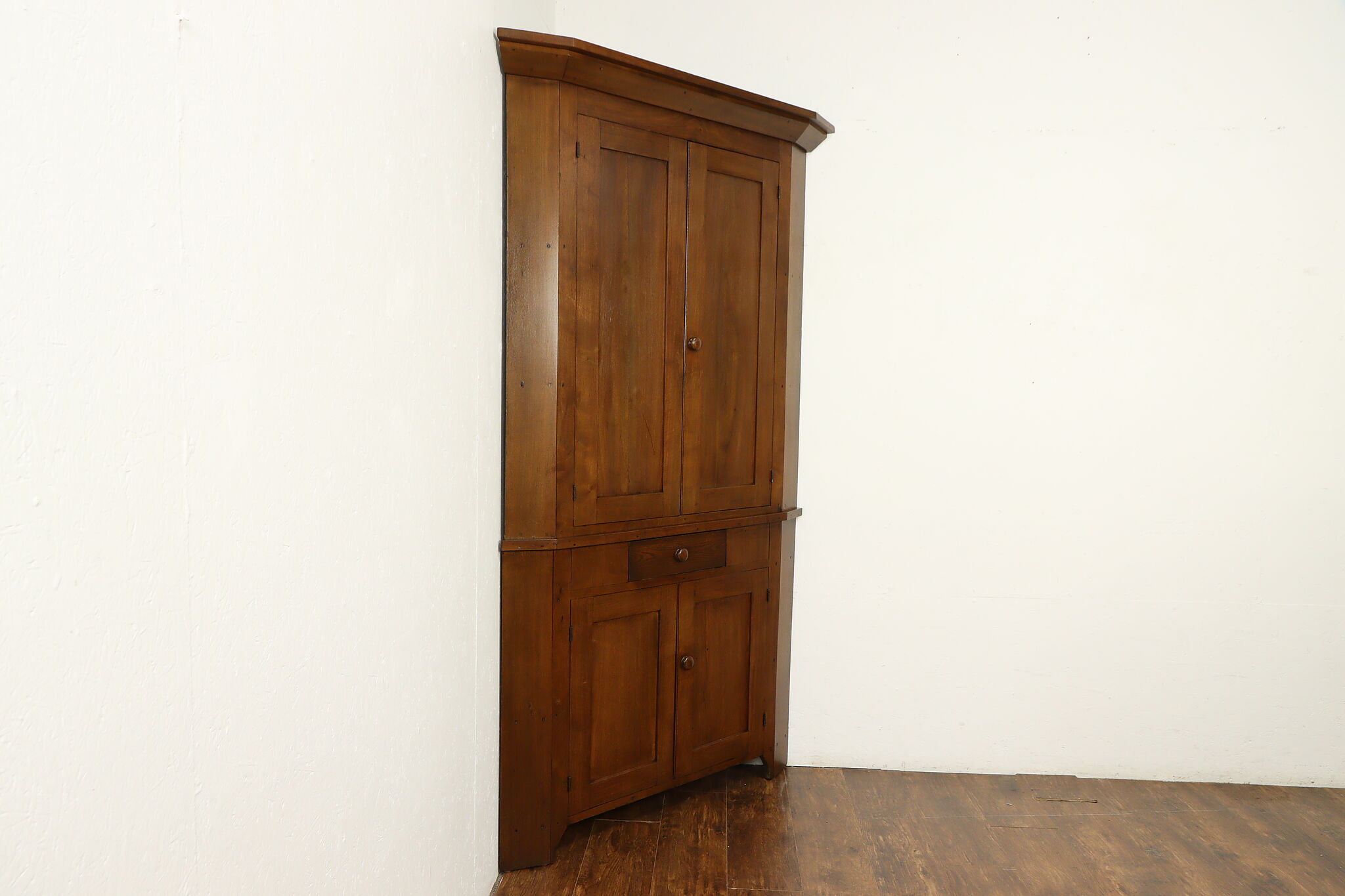 Primitive clearance corner cupboard