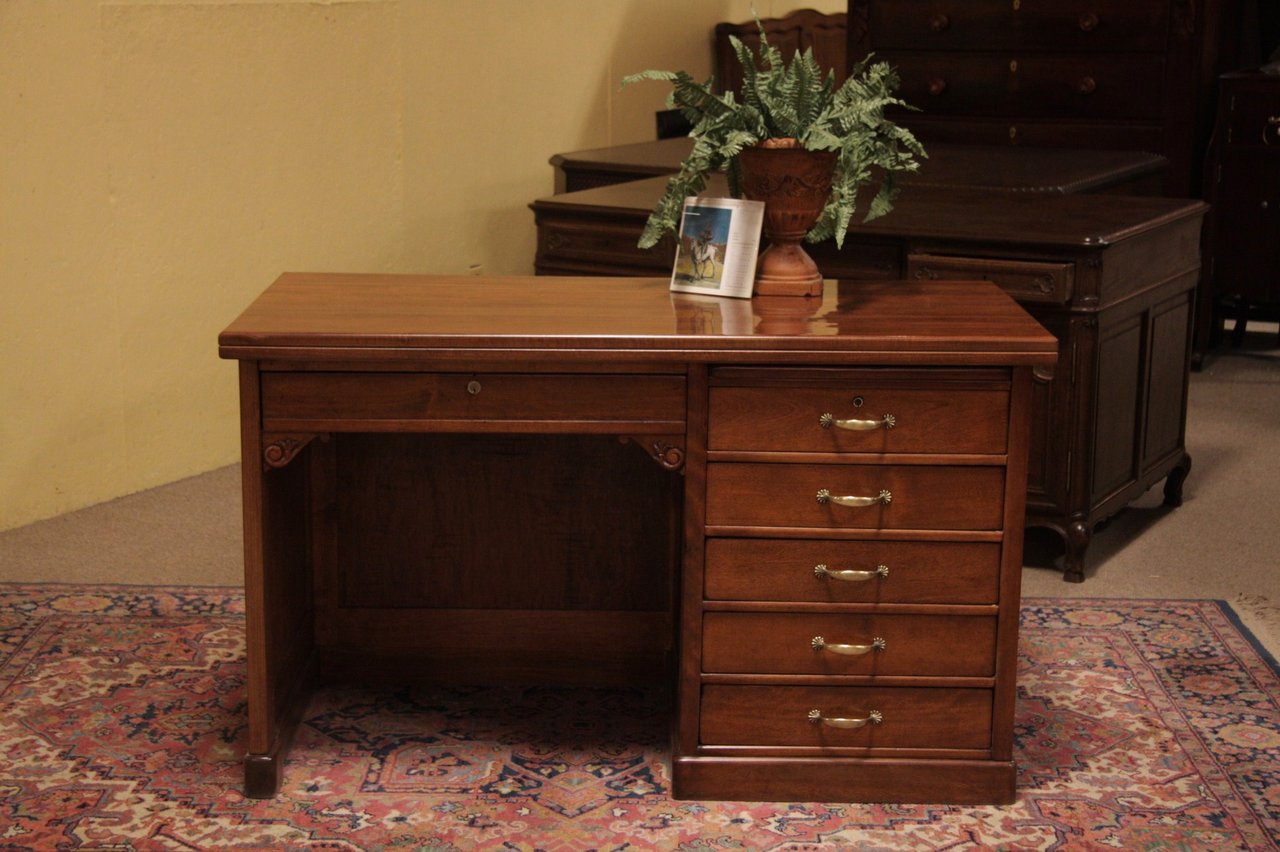 Victorian Antique 6 Drawer Desk