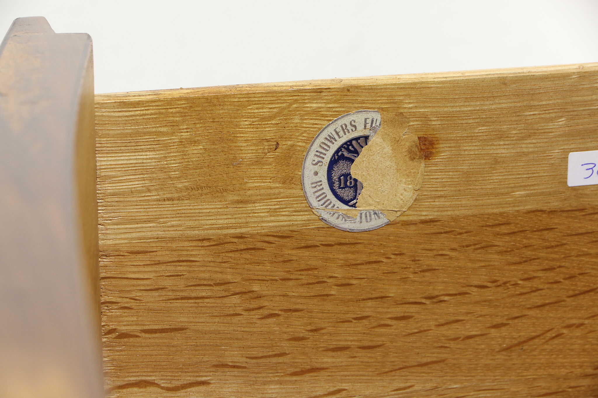 Midcentury Modern 1950 Vintage Walnut Tall Chest, Showers Bros IN