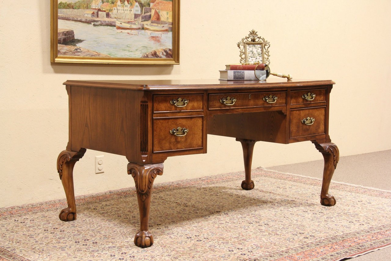 Vintage hekman writing desk discount