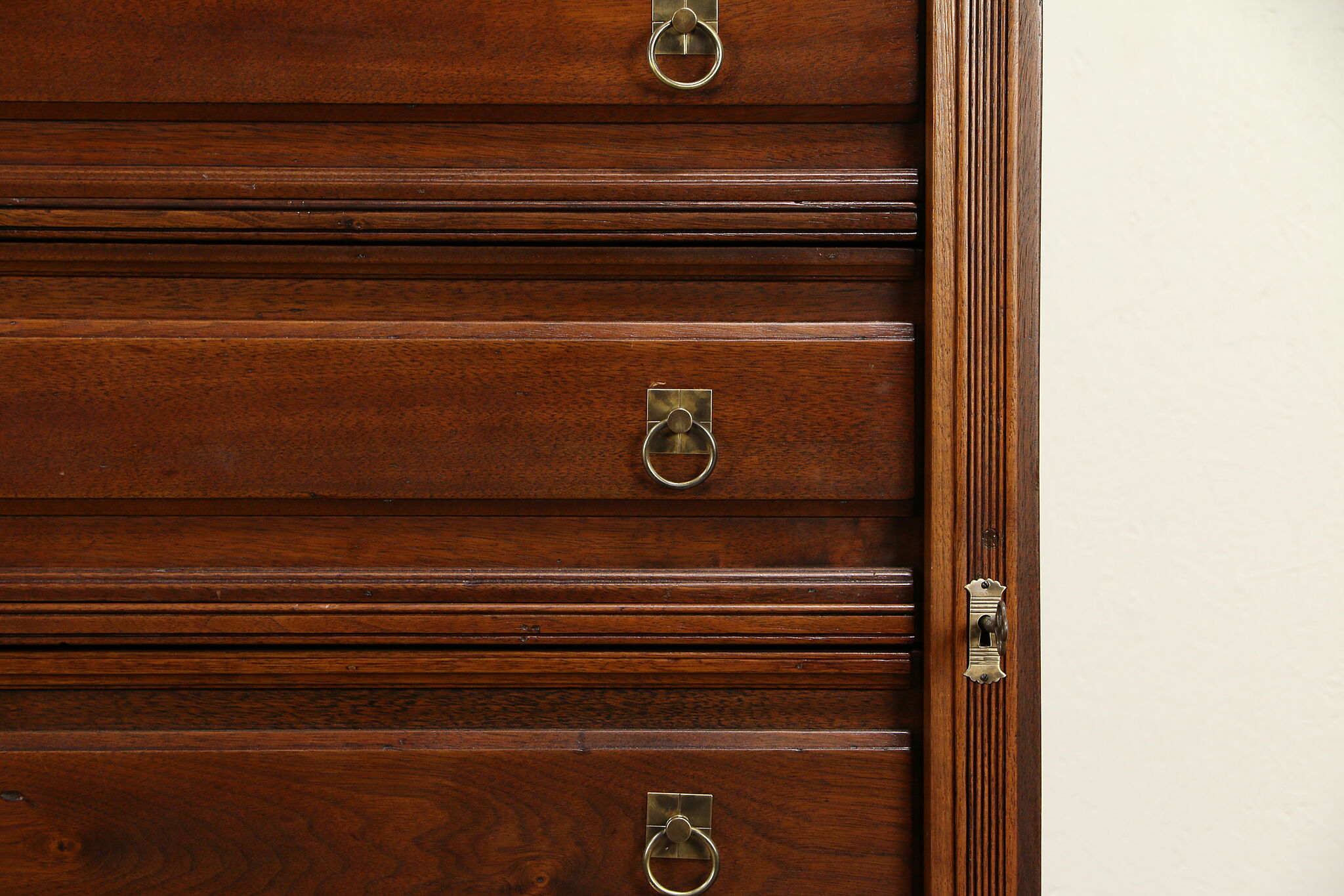 dresser with crystal knobs