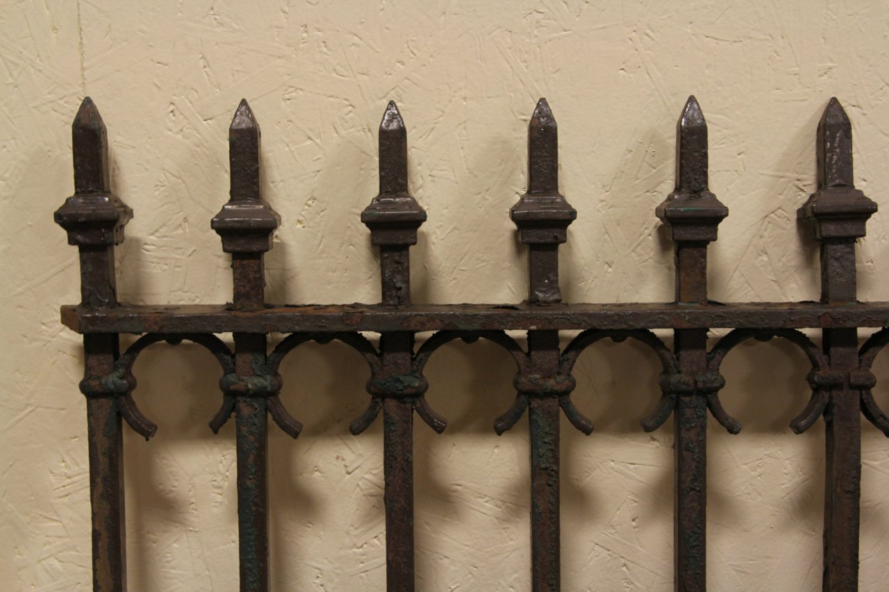 Salvaged Iron Railing Architectural Salvage Iron Antique Balcony Railing