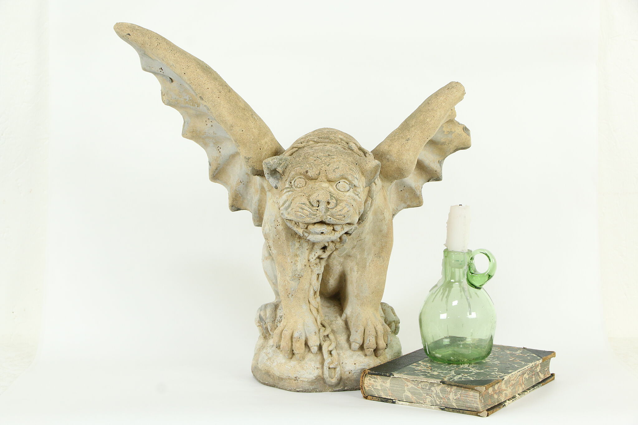 Gargoyle Cast Concrete Garden Ornament Sculpture WEBO