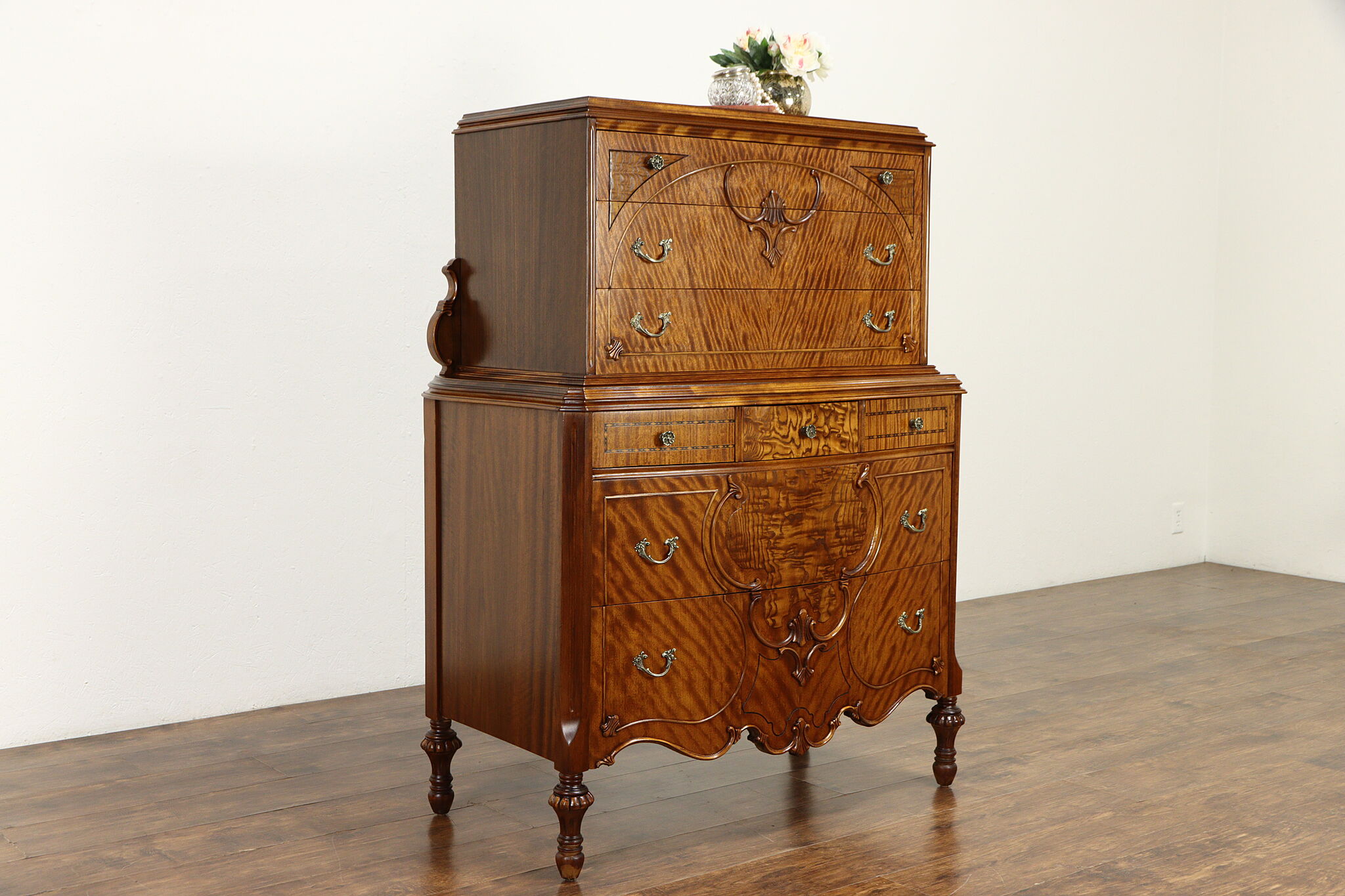 English Tudor Antique Mahogany Chest On Chest Or Dresser Joerns Bros english-tudor-antique-mahogany-chest-on-chest-or-dresser-joerns-bros