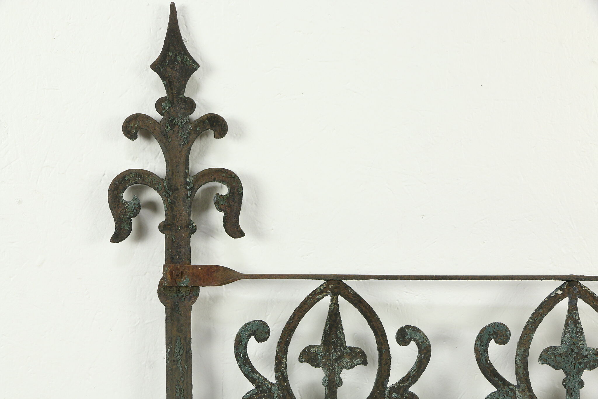 Victorian Antique Architectural Salvage Cast Iron Balcony Railing