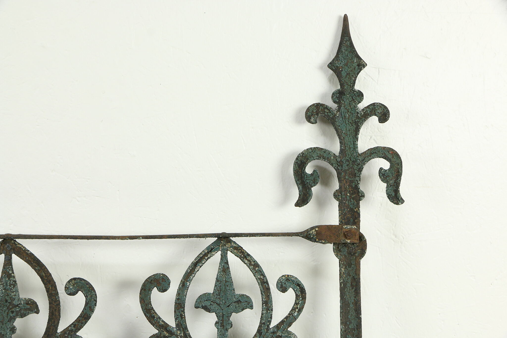 Victorian Antique Architectural Salvage Cast Iron Balcony Railing