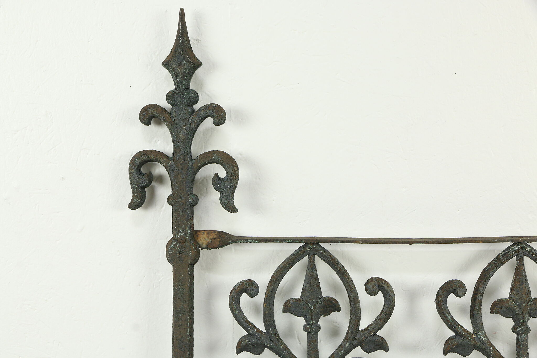 Victorian Antique Architectural Salvage Cast Iron Balcony Railing