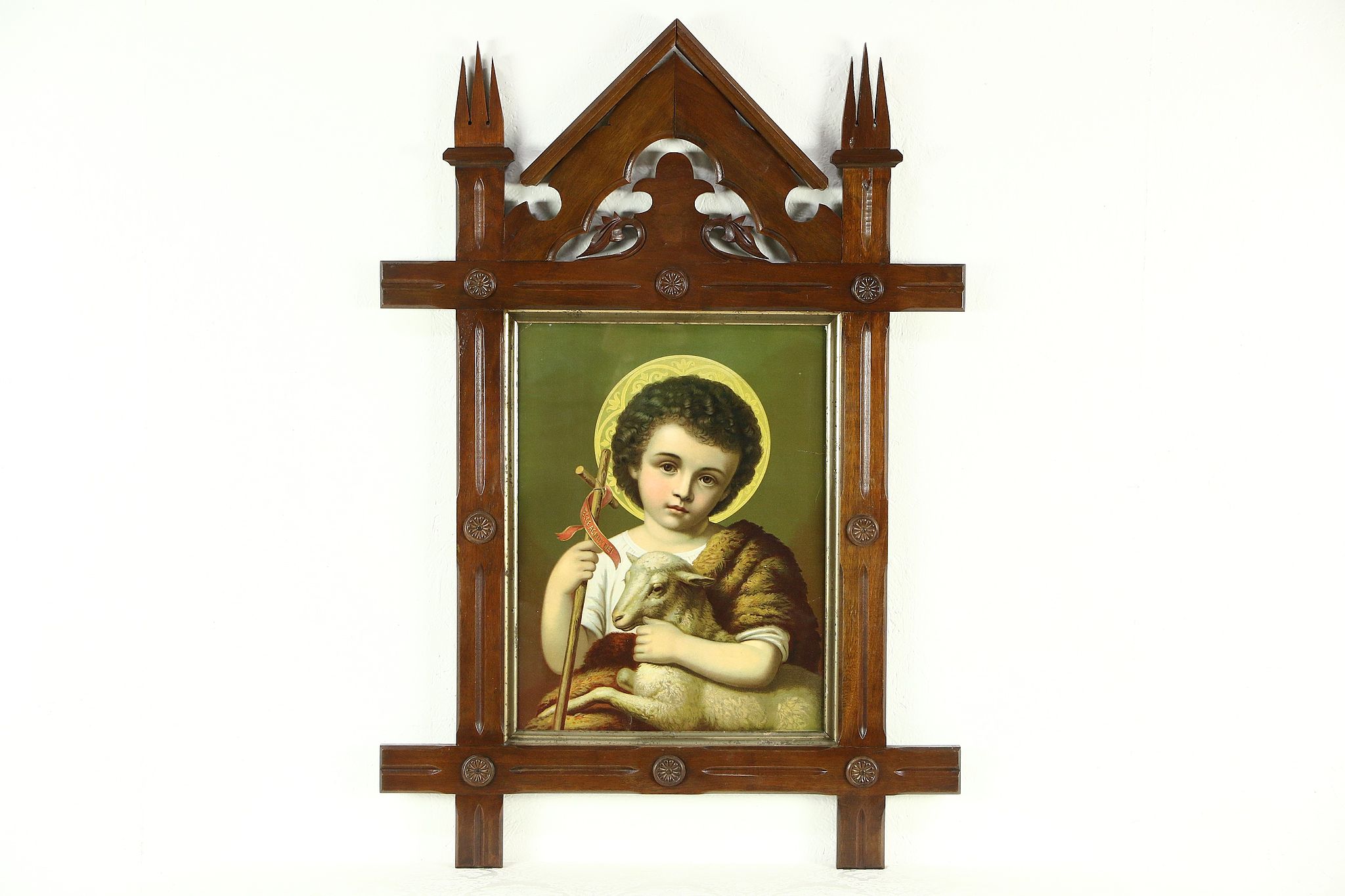 Marble Bas Relief of Jesus Christ Set in Beveled Onyx Frame Marble Bas Relief of Jesus Christ Set in Beveled Onyx Frame