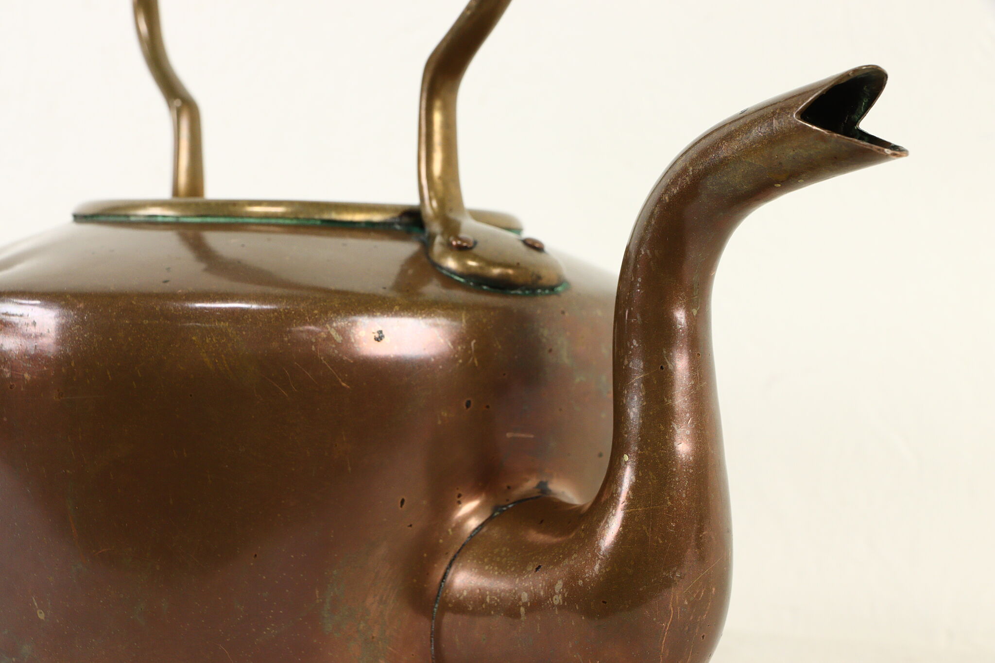 Antique Whistling Copper Tea pot / tea kettle – England pat no. 423201