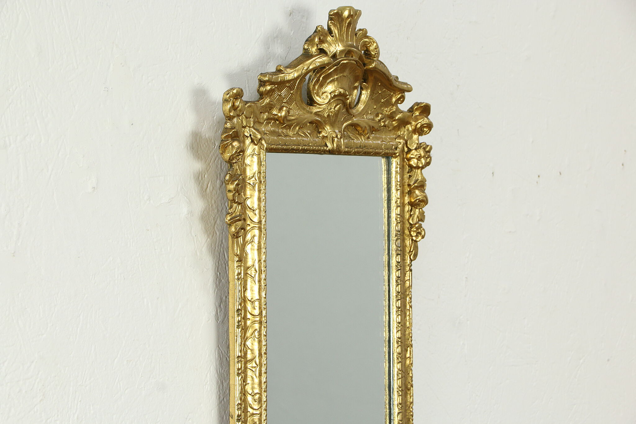 Rococo Gold Bow-Carved Vanity Mirror- CharmyDecor