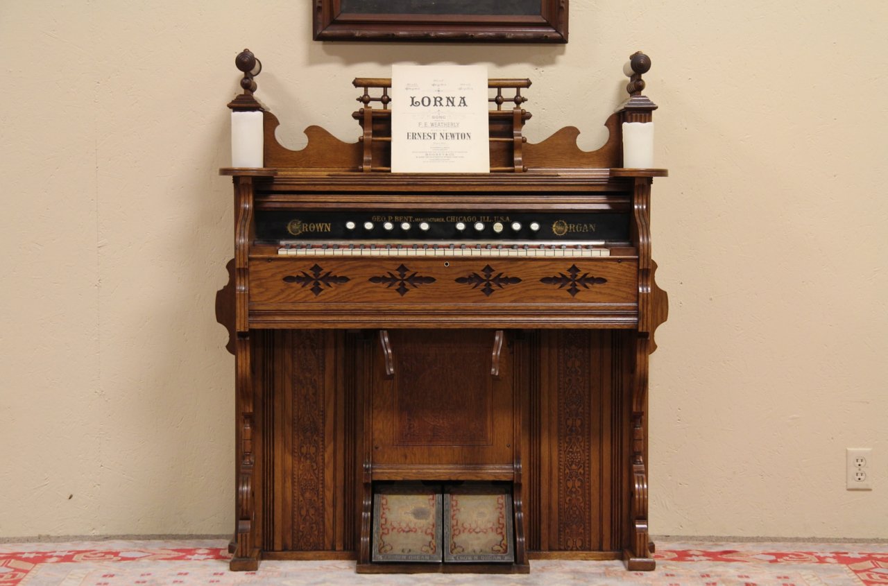 Crown pump organ cheap
