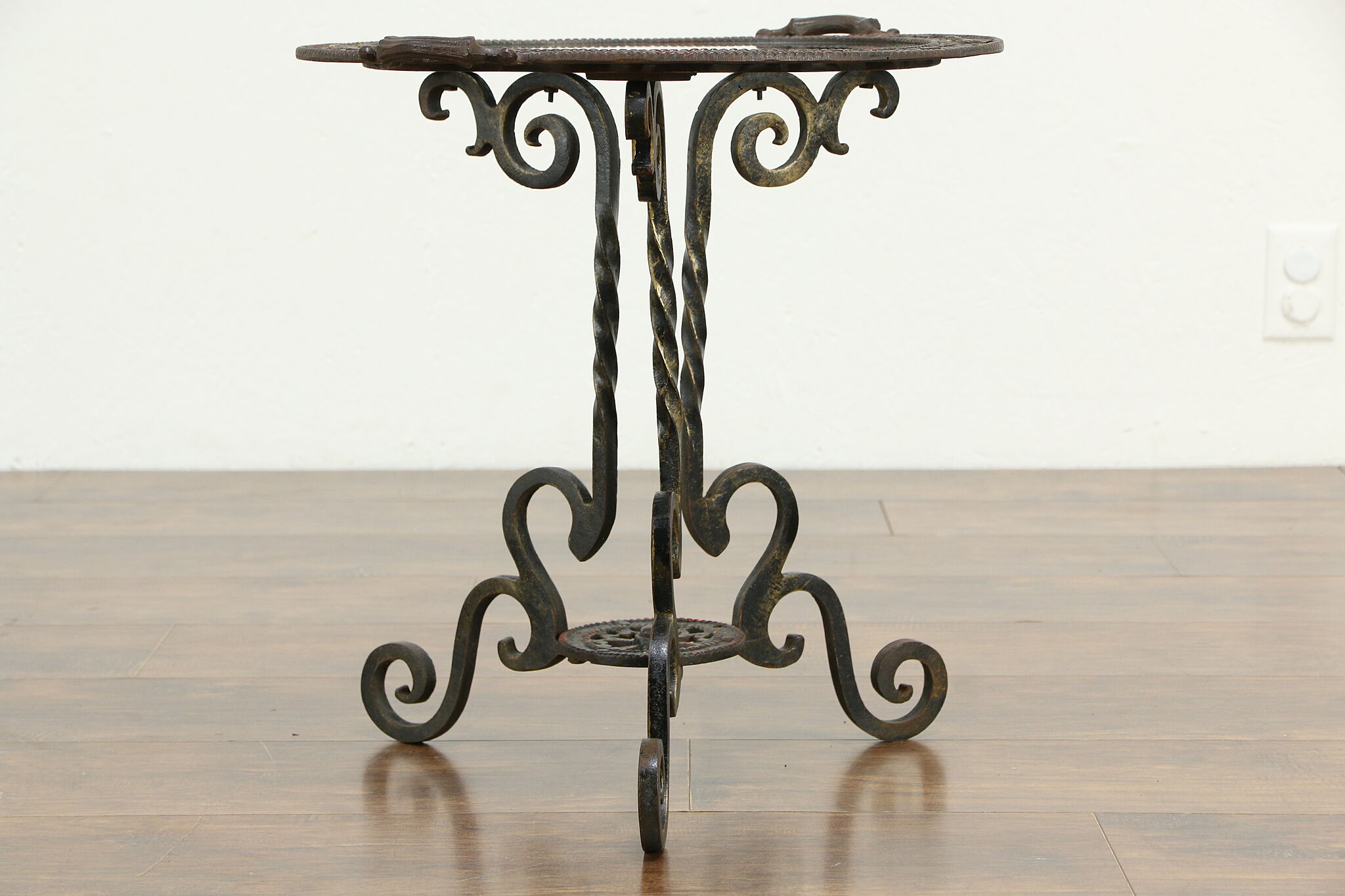 Sculptured Cast Iron Stand