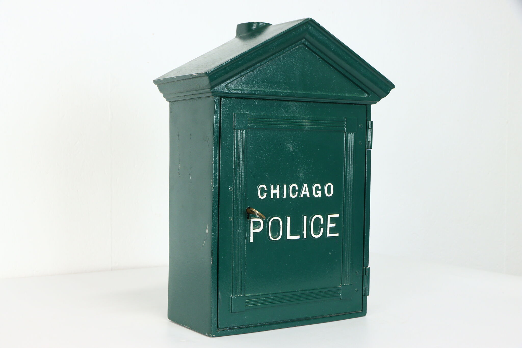 Authentic Chicago Antique Salvage Police Call Box, Refurbished
