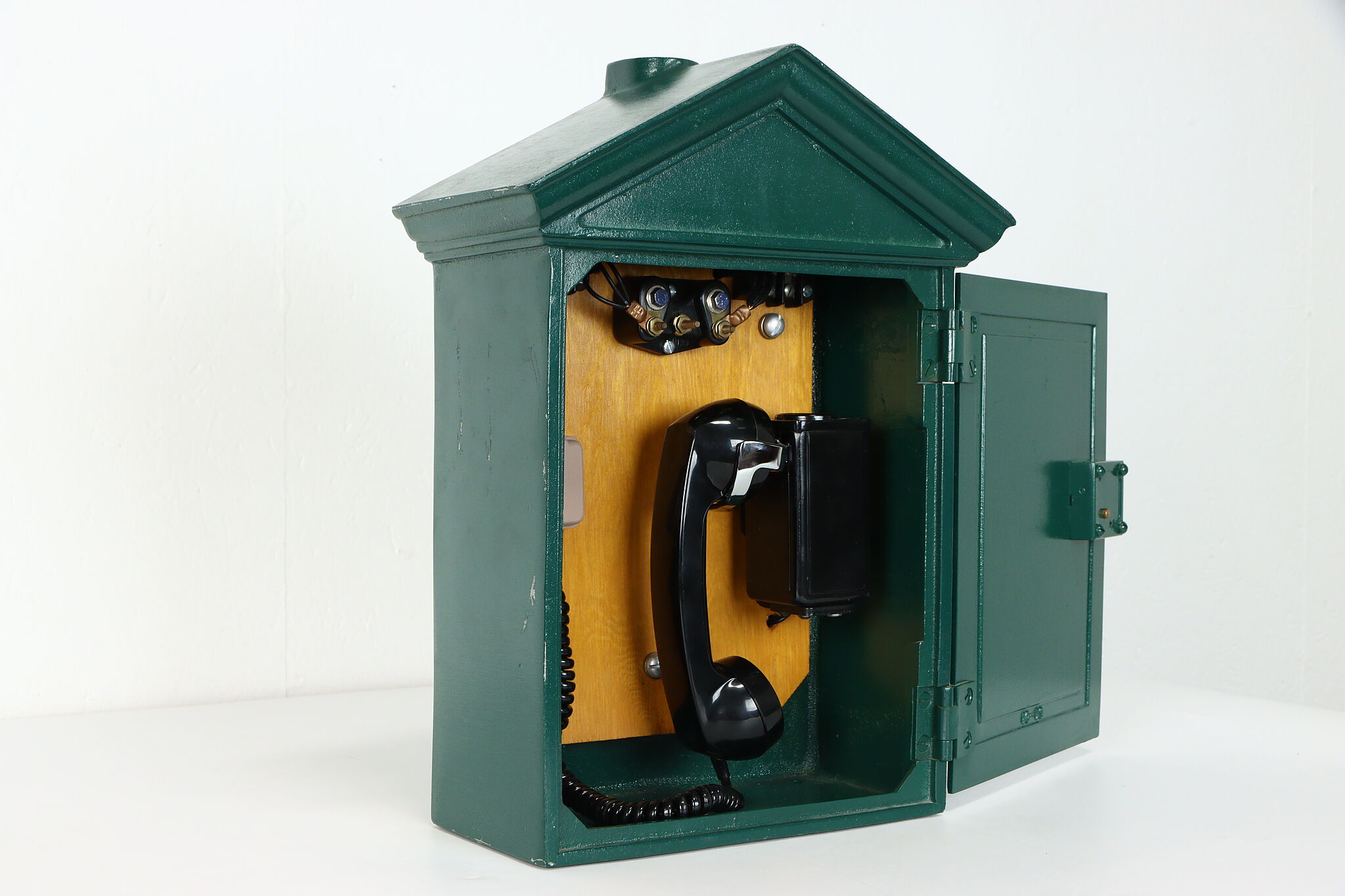 Authentic Chicago Antique Salvage Police Call Box, Refurbished