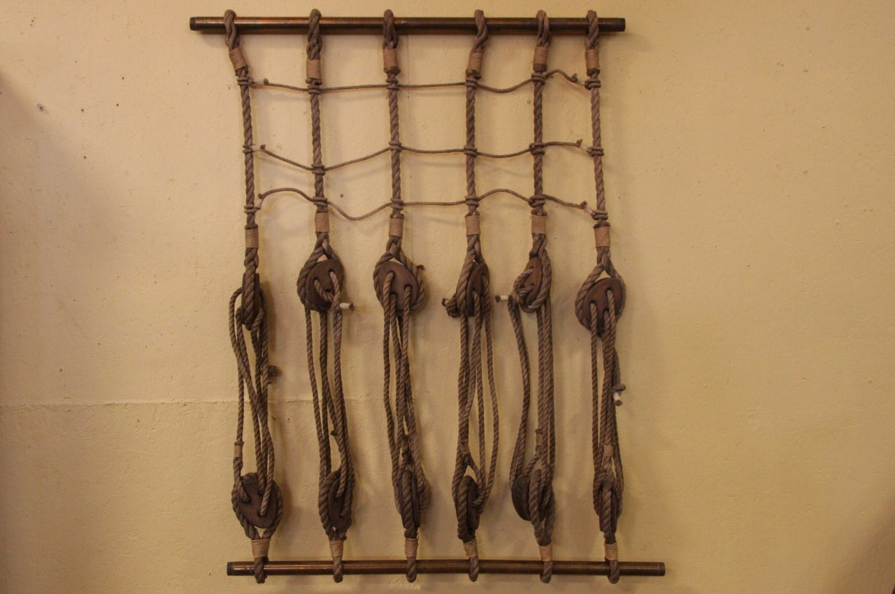 Ship's Rope Rigging, Brass Pipes