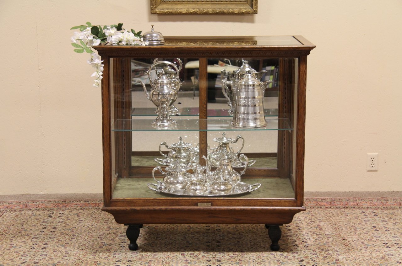 Green Bay Oak Showcase Display Case