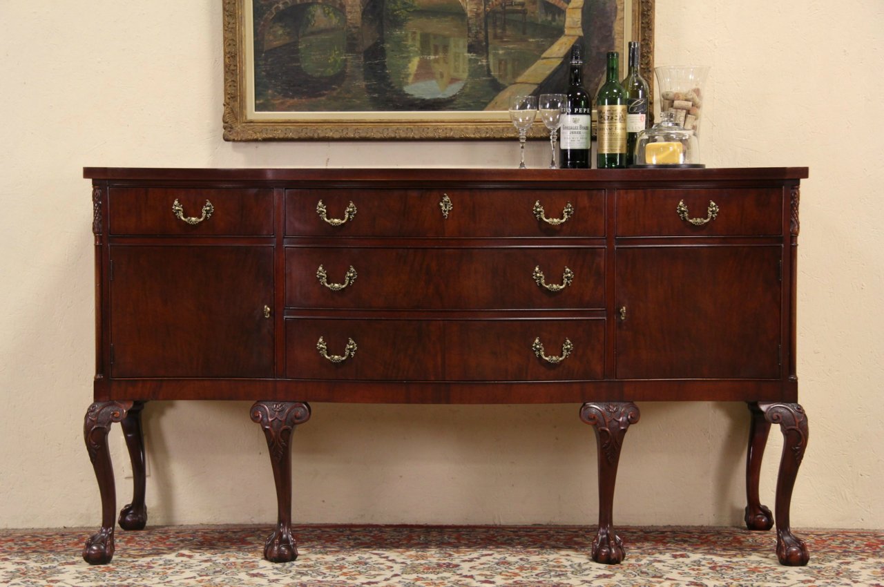 Berkey & Gay 1930's Mahogany Sideboard, Server or Buffet