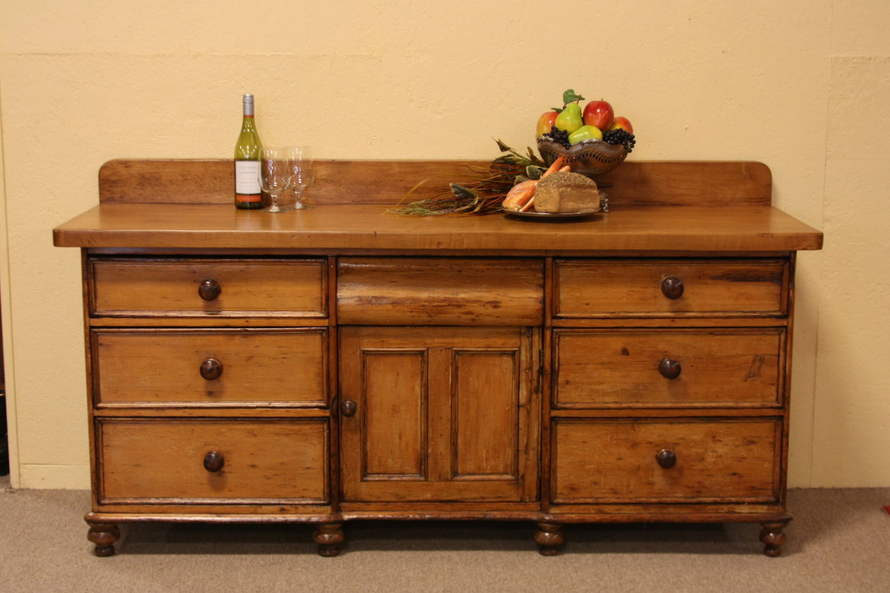 Country Irish Pine Sideboard, or Vessel Sink Vanity