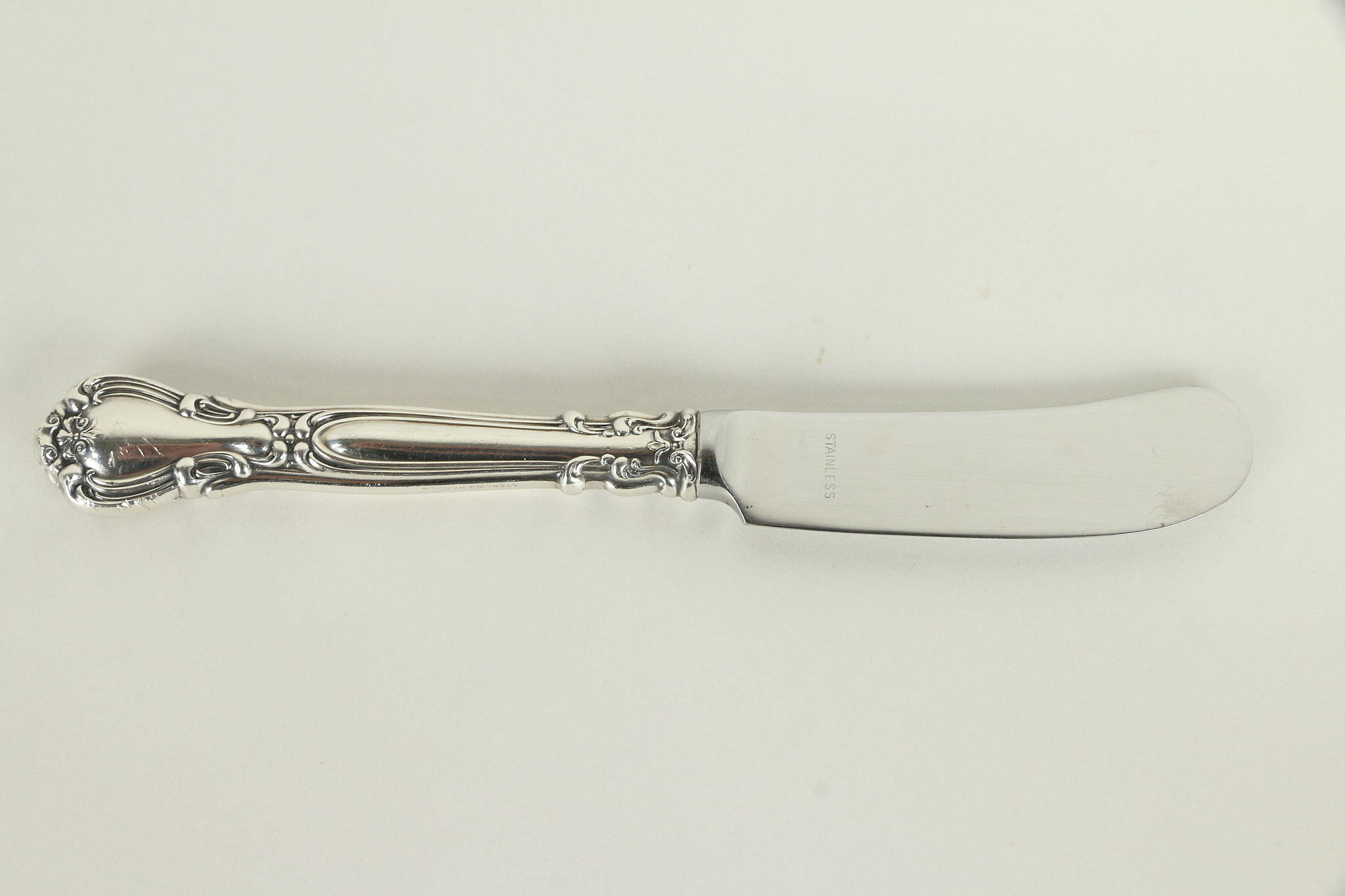 Crown Baroque by Gorham Sterling Handle Butter Spreaders 6.5" 