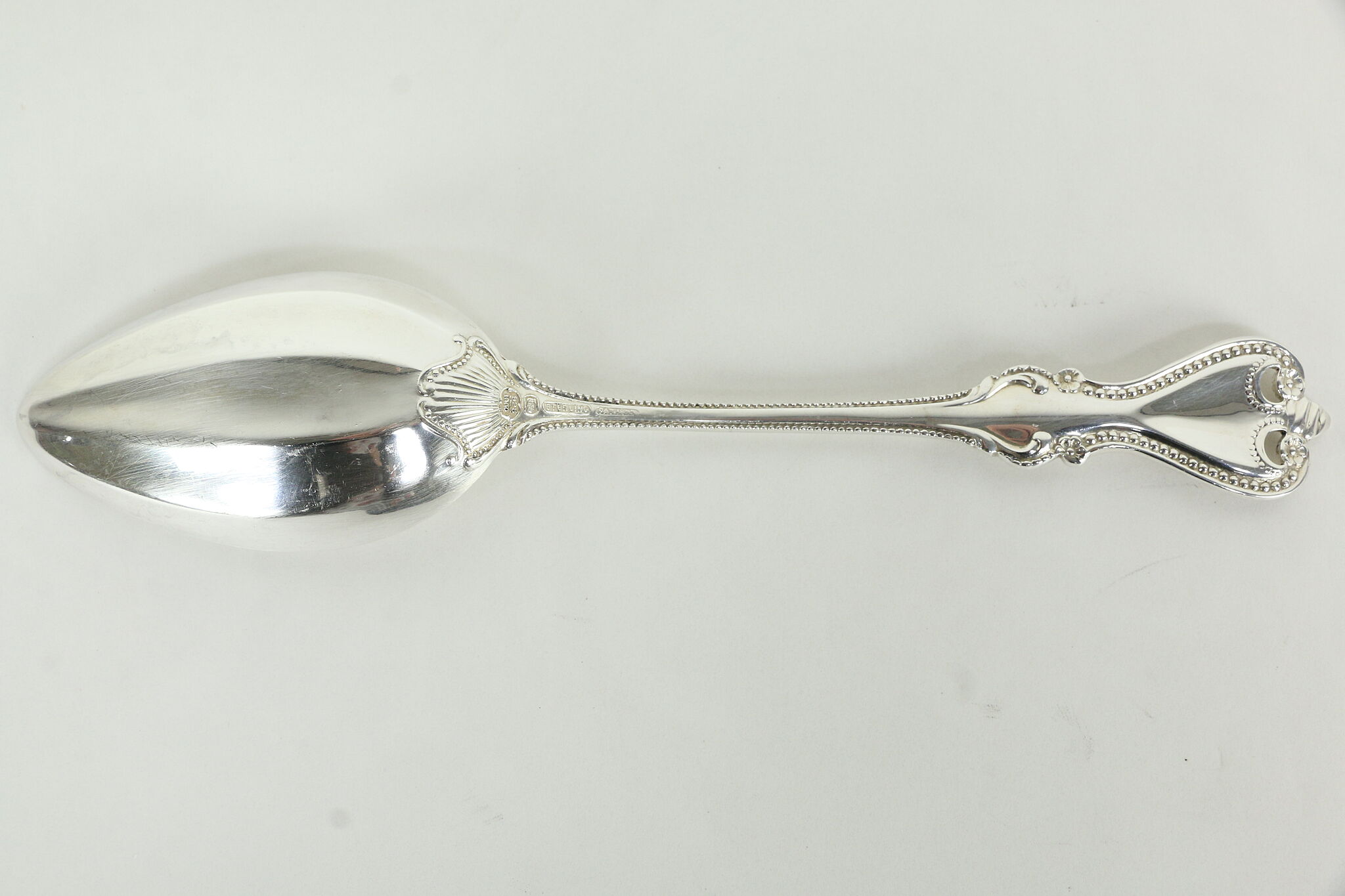by Duhme Sterling Silver Serving Spoon 8 5/8" Details about   Pattern Unknown Brite-Cut 