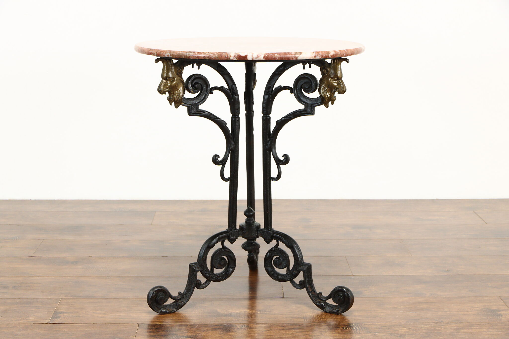 Louis Vuitton Iron and Marble Dining or Center Table, 1930's