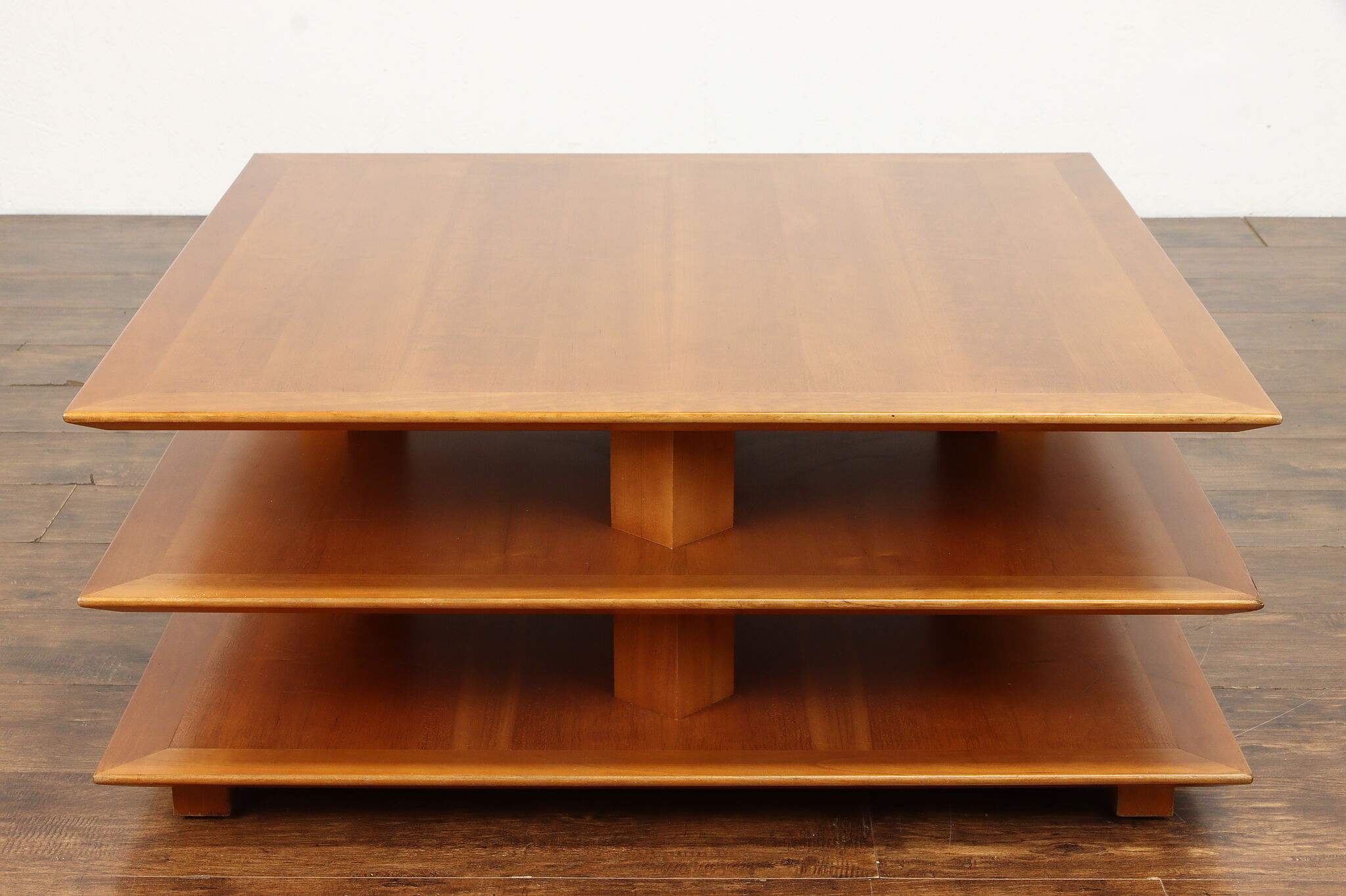 Midcentury Modern Design 3 Tier Cherry Coffee Table, David Lange