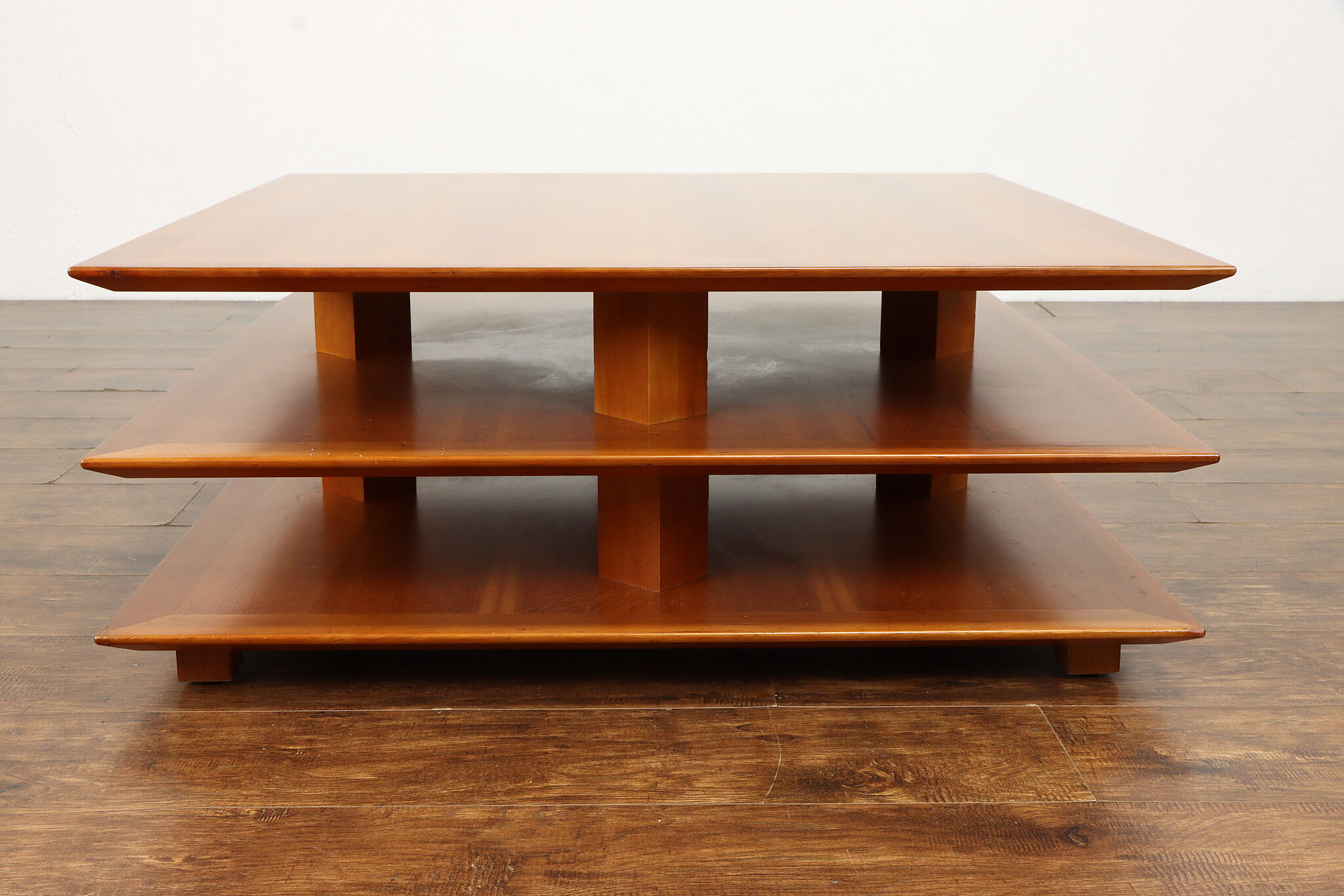 Midcentury Modern Design 3 Tier Cherry Coffee Table, David Lange #38333 ...